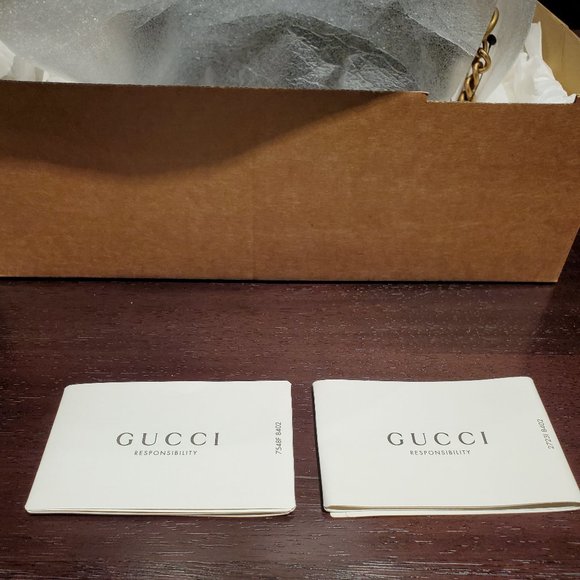 Gucci GG Marmont Black Leather Shoulder Bag - Picture 7 of 8